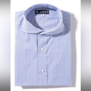 Axel’s Exeter Double Stripe Shirt In Blue